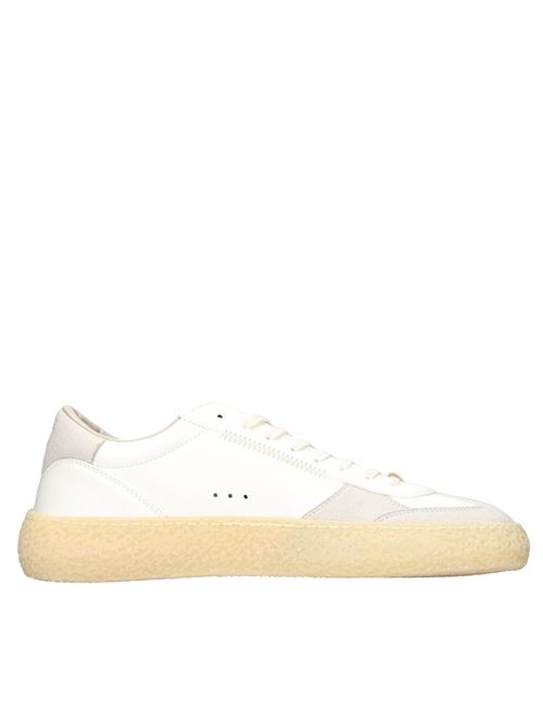 Leather and fabric sneakers PURAAI | 1.01 CLASSIC CREMABIANCO